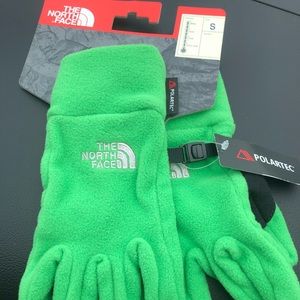 North Face Polartec Fleece gloves brand new